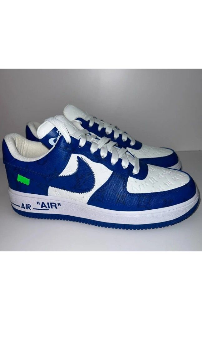 Louis Vuitton X Nike Air Force One Low By Virgil Abloh 7 US Made In Italy Carousell