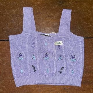Lovito Purple Floral Top