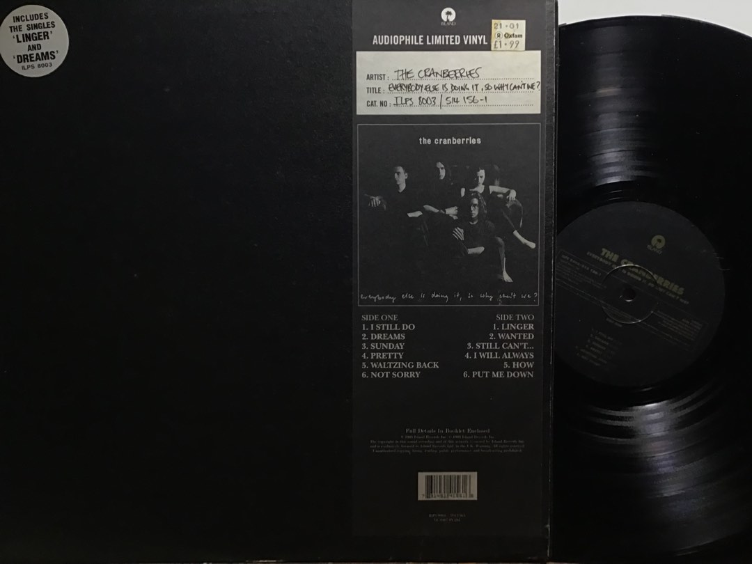 LP The Cranberries Everybody else is Doing It OOP LIMITED EDITION