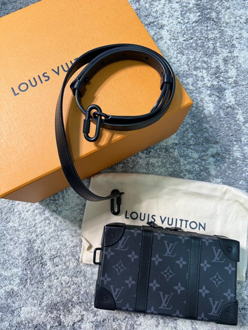 LOUIS VUITTON LV X Yk Soft Trunk Wearable Wallet Black Taurillon