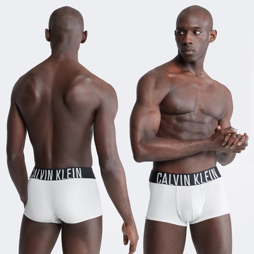 Buy Calvin Klein Underwear Low Rise Microfibre Stretch Trunks - Pack Of 3 