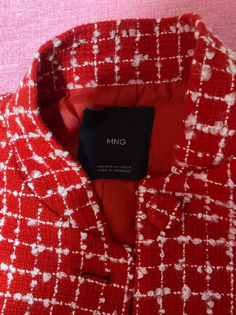 Checkered hotsell red jacket