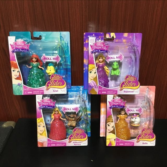 Mattel Disney Princess Little Kingdom Set Of Ariel Rapunzel