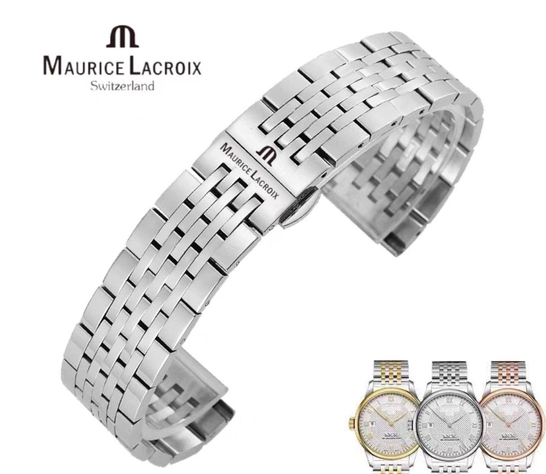 Maurice lacroix deals stainless steel strap