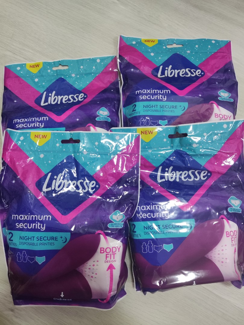 Libresse Maximum Security Disposable Panties/Sanitary Pad (Size L) 2  pcs/pack