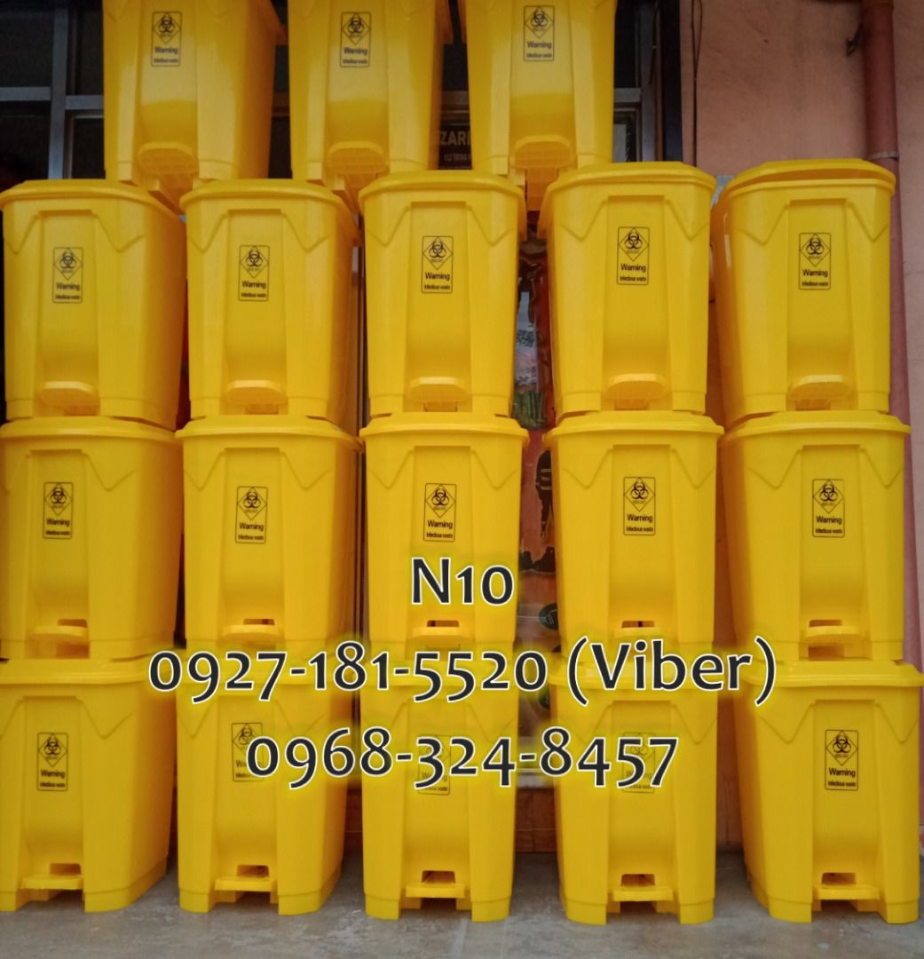 30 liter plastic yellow medical waste