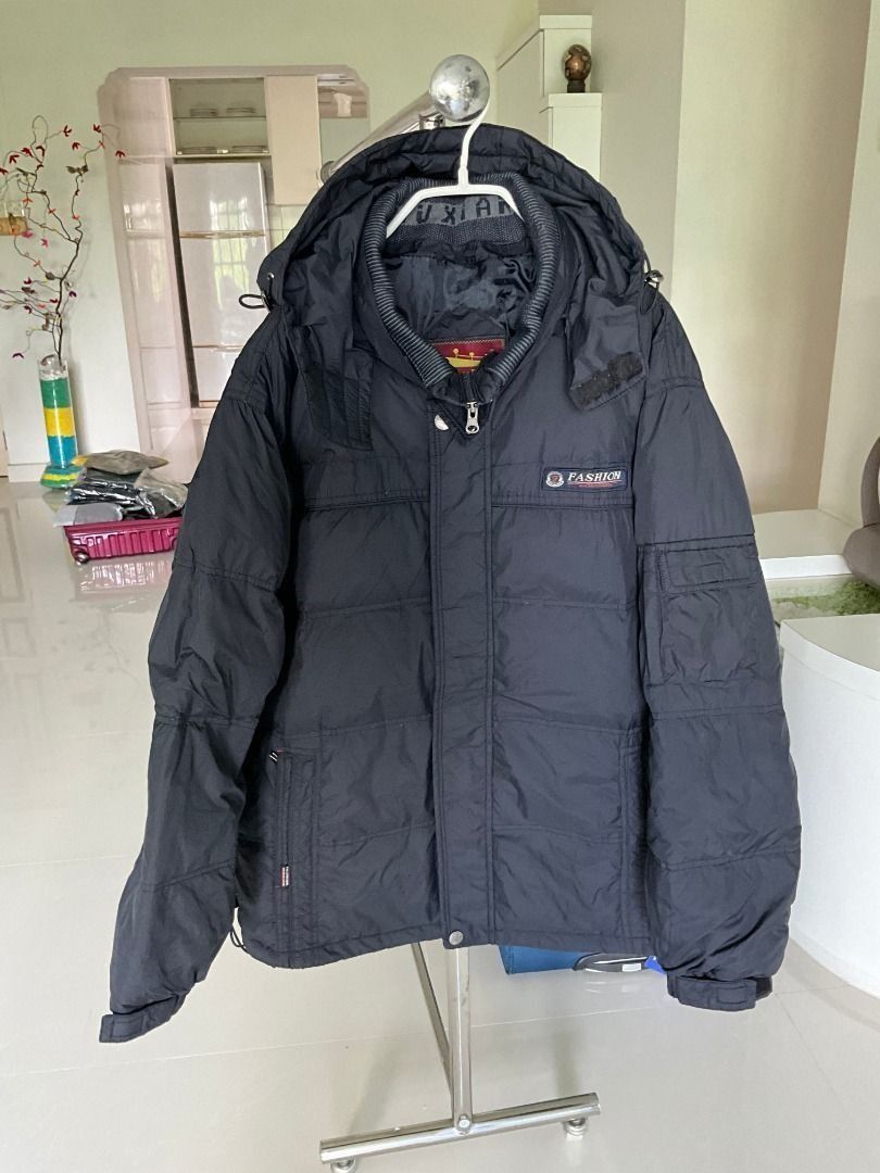 Mens down sales puffer jacket sale