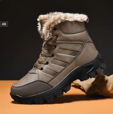 Mens high discount top snow boots