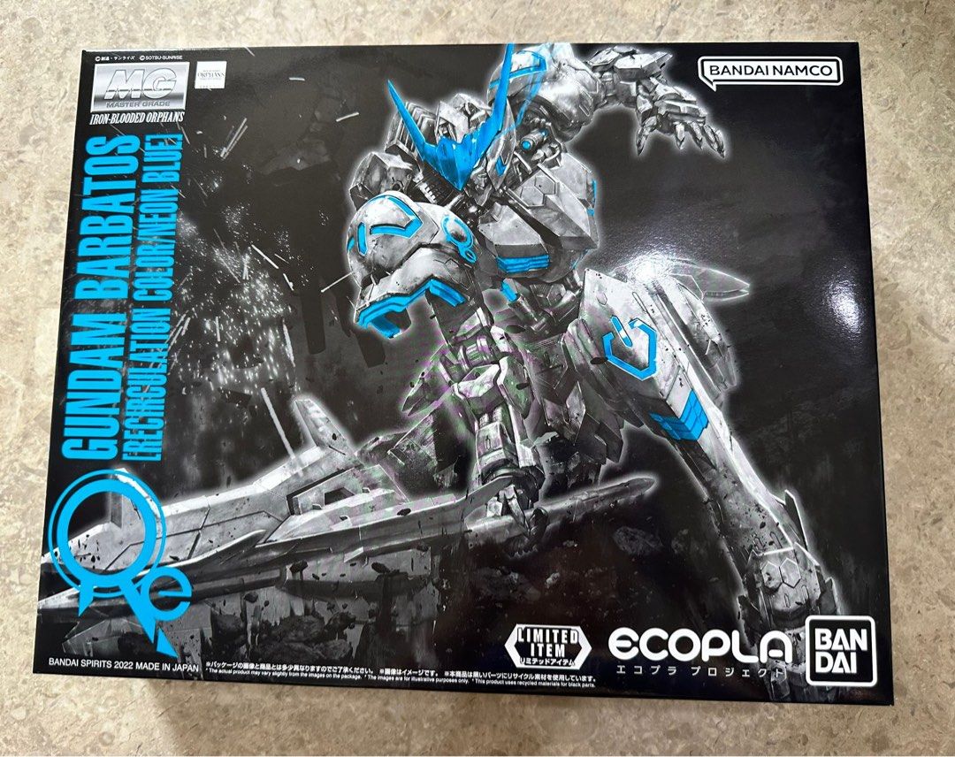 MG 1/100 Gundam Barbatos [Recirculation Colour/Neon Blue] w/ gundam paper bag (Category: Gundam Model Kits) located in Singapore. Submitted by sinlock (Listing ID 1264164832, Image 1). Description: .