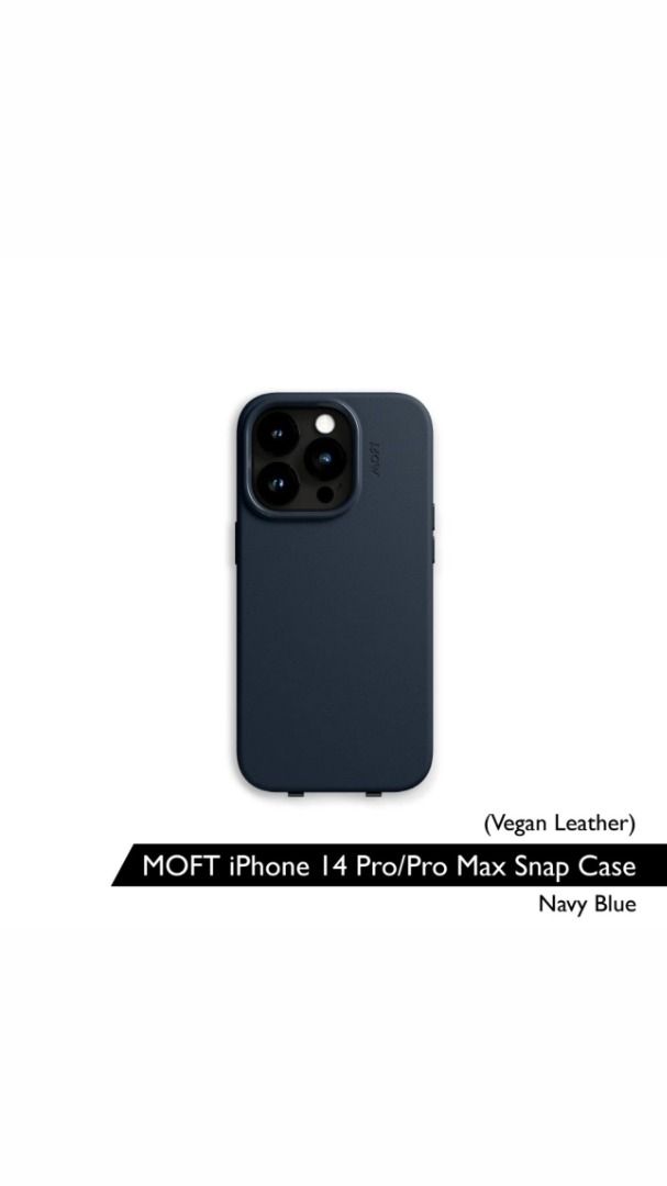 Vegan Leather Snap Phone Case for iPhone 14 Pro/Pro Max – MOFT