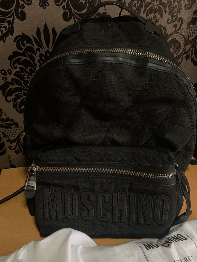Moschino backpack deals large