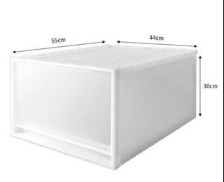 1Set Foldable Transparent PVC Boxes with Paper Pedestal Clear Boxes:  16pcs/set Pedestal: 16pcs/set 