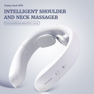 Neck Tens Muscle Stimulator with Soothing Heat Wireless Remote Pain Relief Therapy