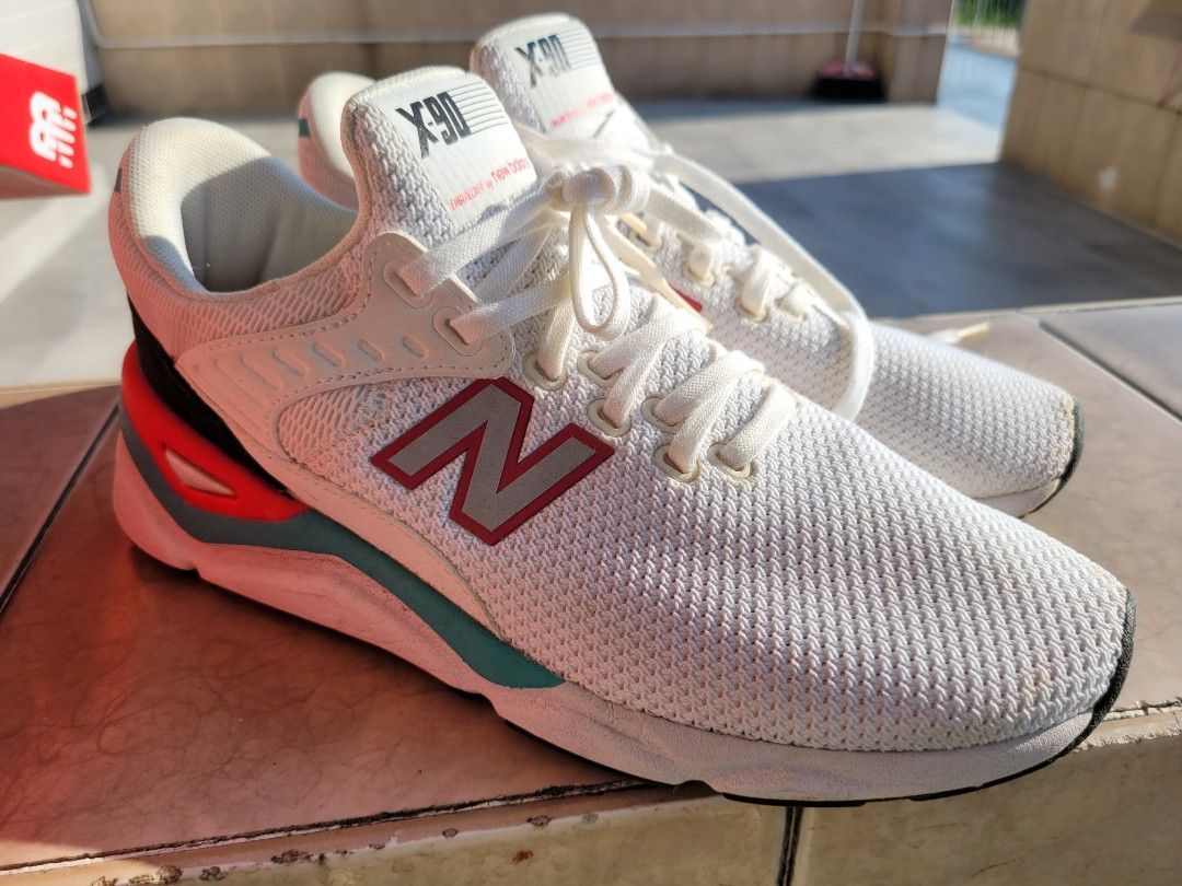 New balance x90 shop trainers in white
