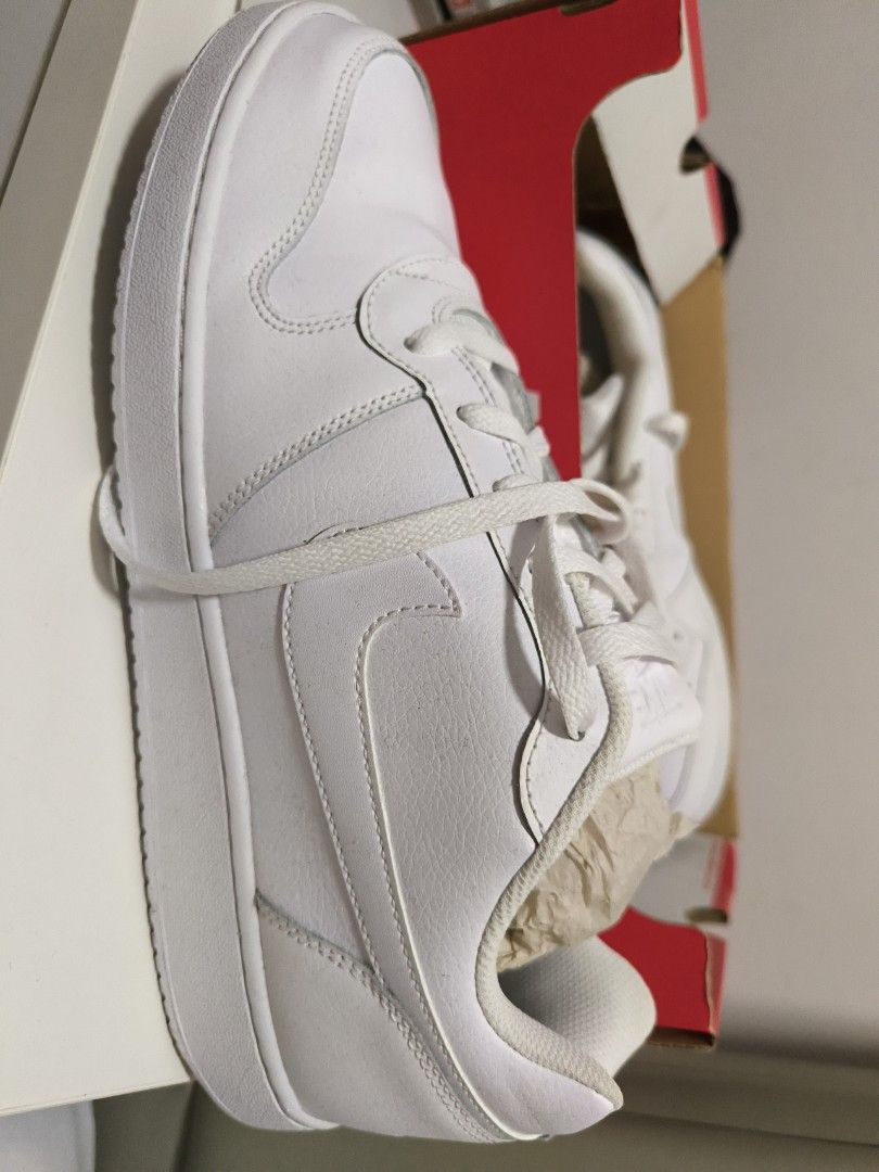 Nike ebernon low white outfit online