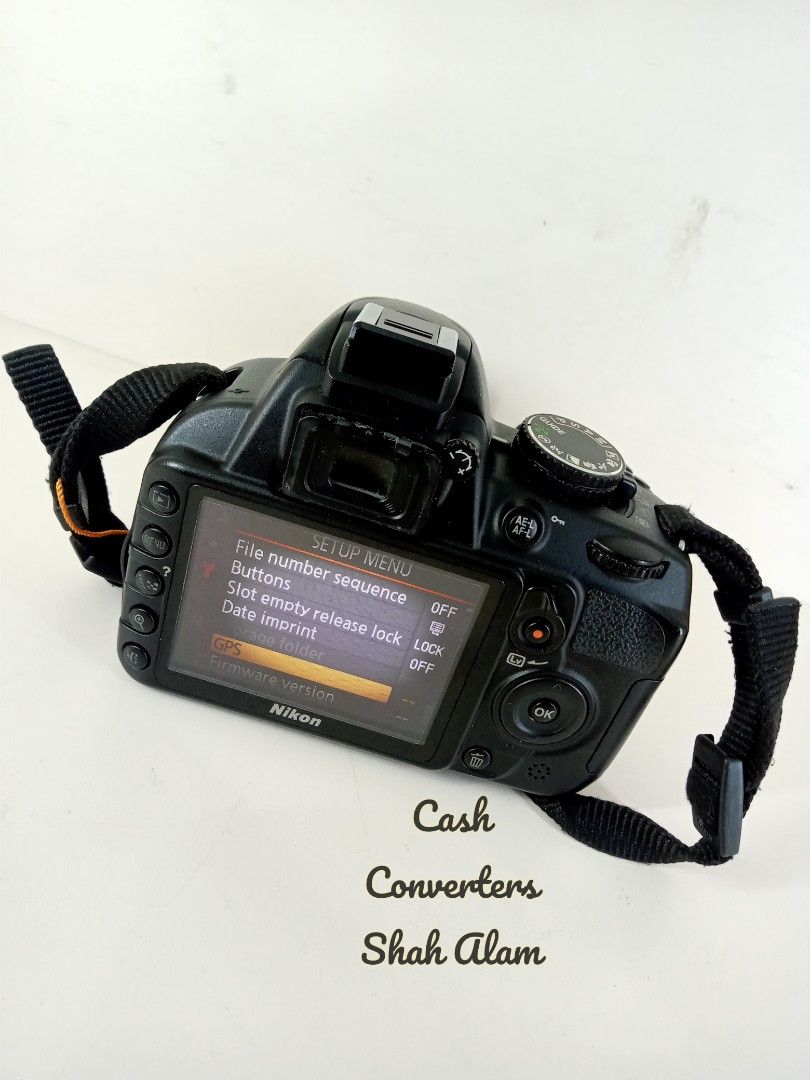 Nikon D3100 Camera DSLR With Lens 1855mm Screenburn,AF not Functioning