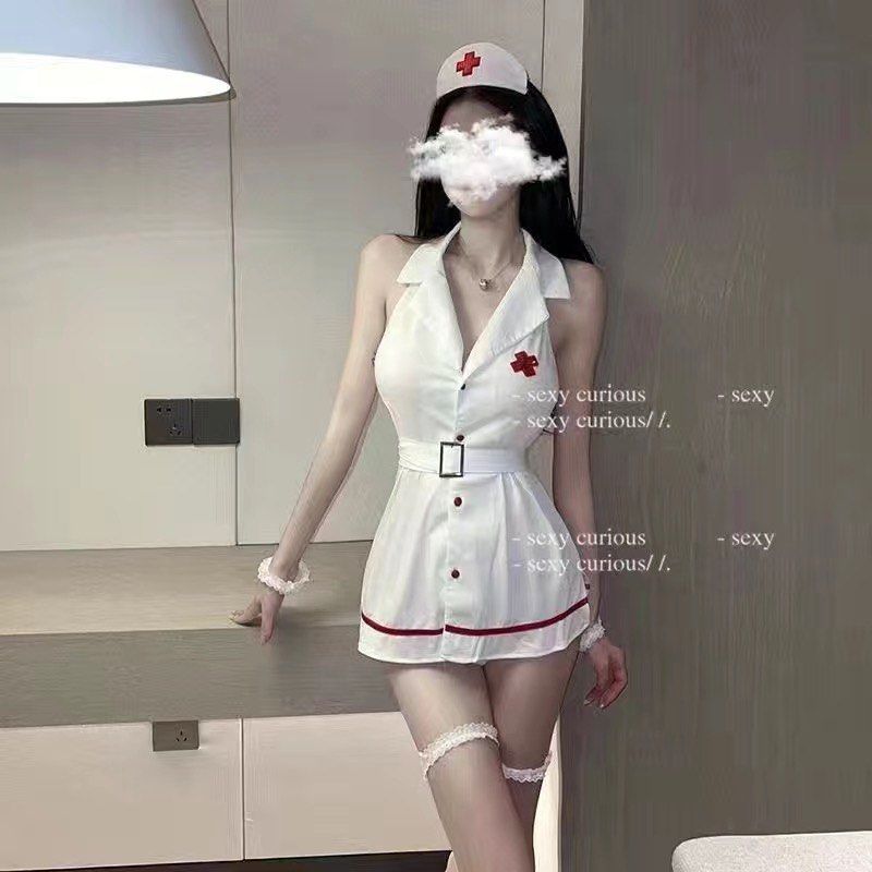 Sexy Lingerie Nurse Costume Cosplay, Women's Fashion, New Undergarments &  Loungewear on Carousell