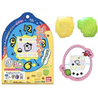 Okashina Tamagotchi Die-Cut Sticker Included Gummy