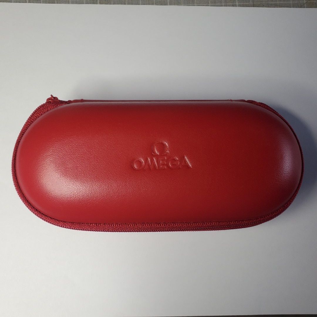 Omega travel watch case, Omega travel watch pouch, 男裝, 手錶及