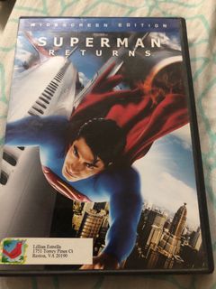 Original dvd superman returns