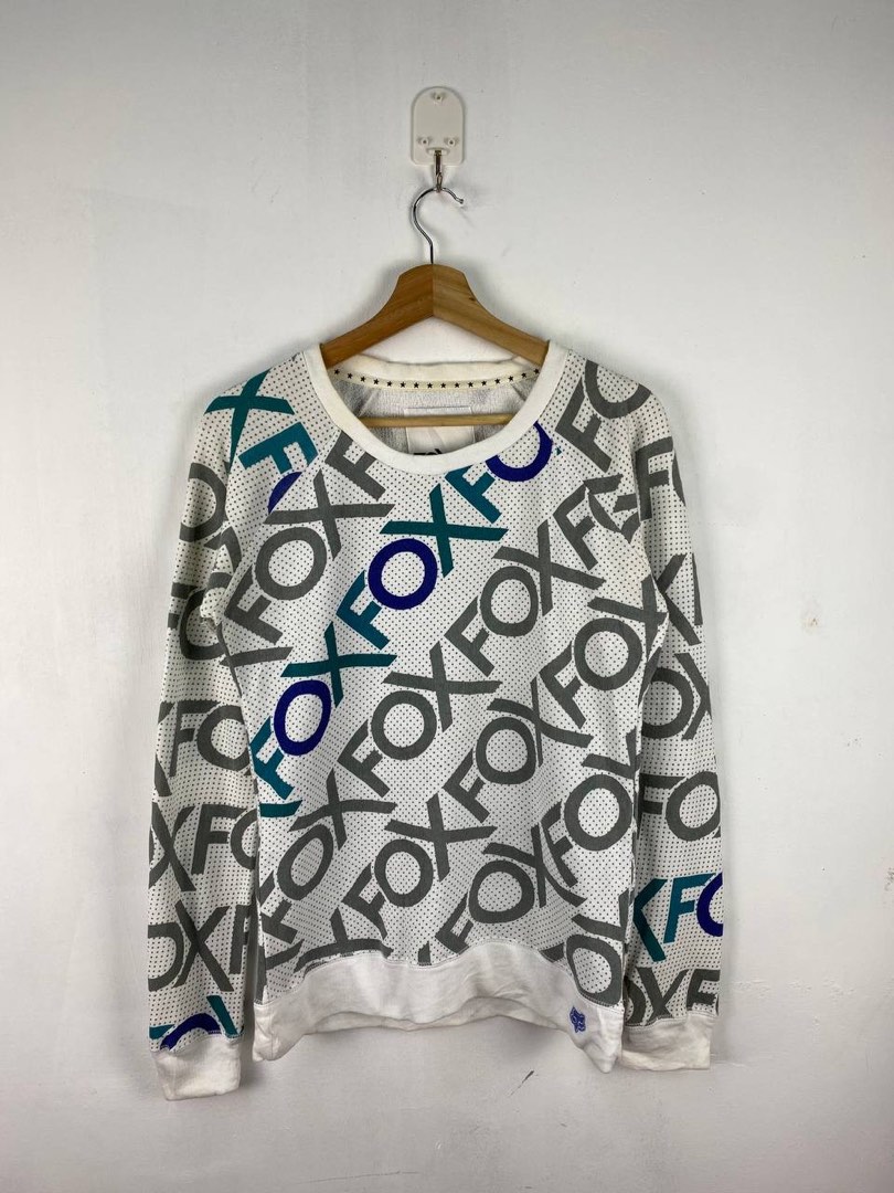 Original Fox Racing Sweater Fullprint Fox Sweatshirt Motocross