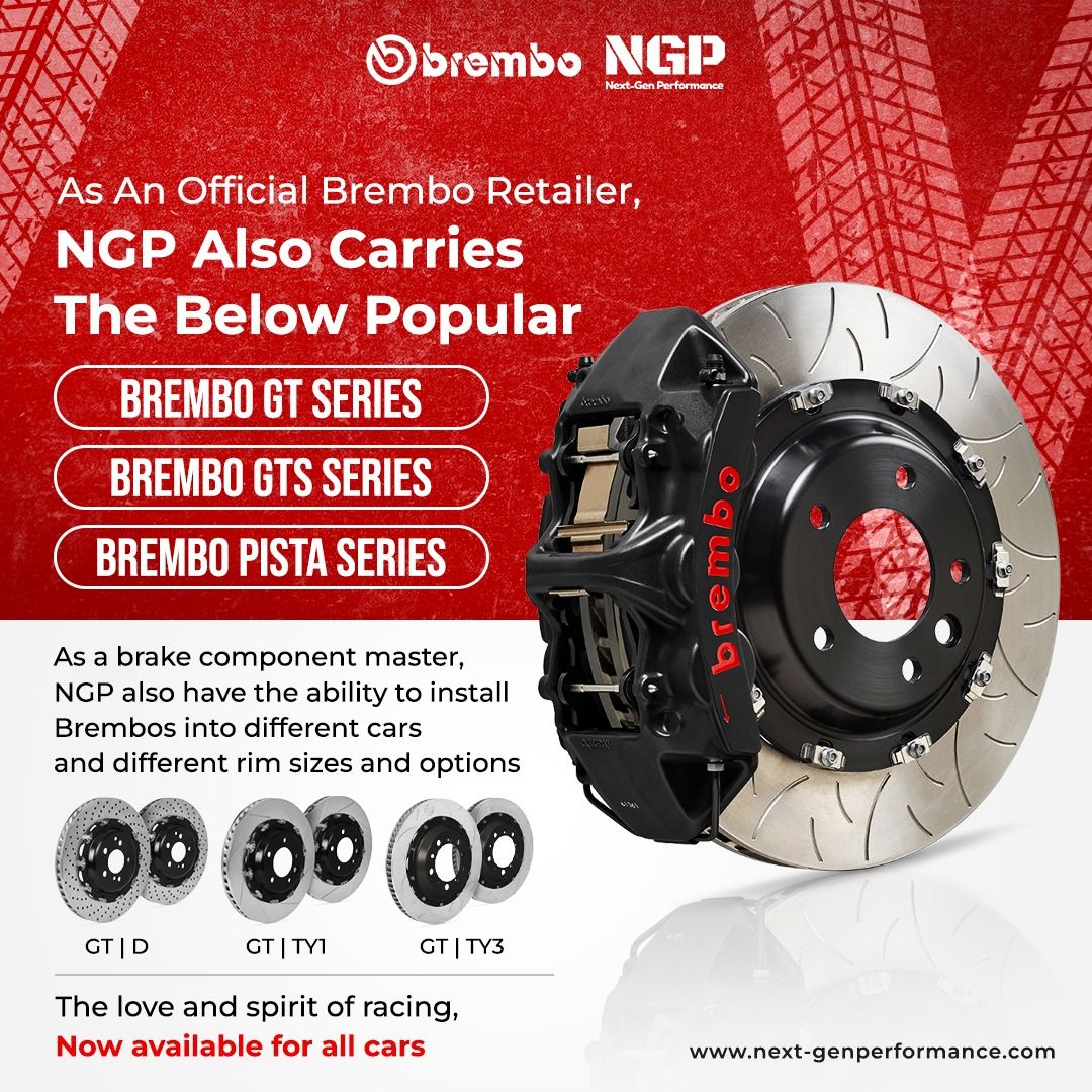 Original New Brembo GTB-F50 , GTM6 , GTM4 , GTS6 , GTS4 , PISTA with 10 Year Caliper Warranty (Category: Accessories) located in Singapore. Submitted by next-genperformance (Listing ID 1084720476, Image 3). Description: 🎉 The Ultimate Brembo Year End Sale has Arrived! 🚗🔧 🔥Agent Units with 10 Years Caliper Warranty!🔥 Always Buy From Authorized Sources Only. Looking to upgrade your vehicle's braking performance? Now is the perfect time! We're 