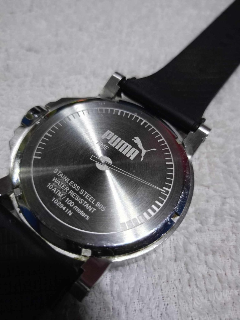 Reloj puma stainless steel hot sale 805 water resistant precio