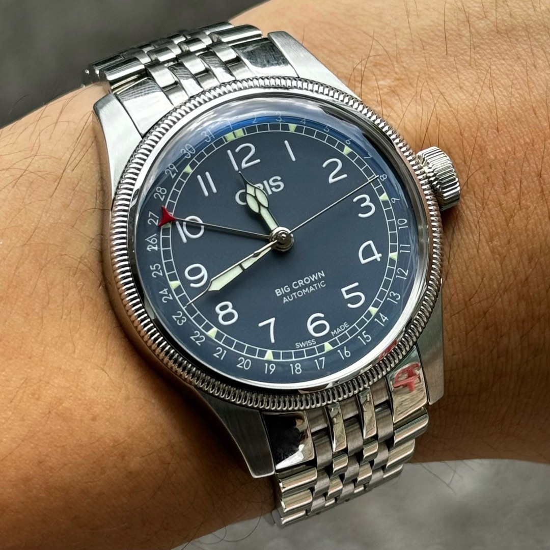 Oris big crown blue clearance