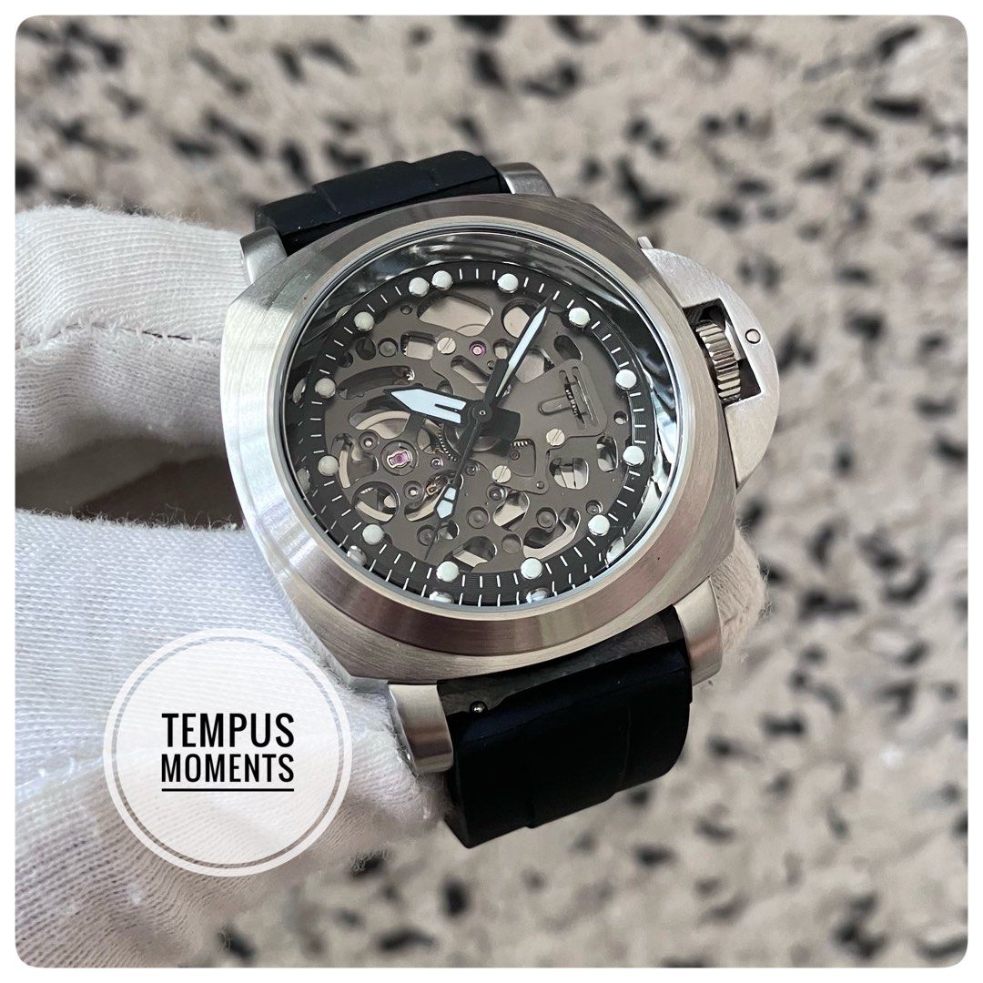 Custom skeleton watch best sale