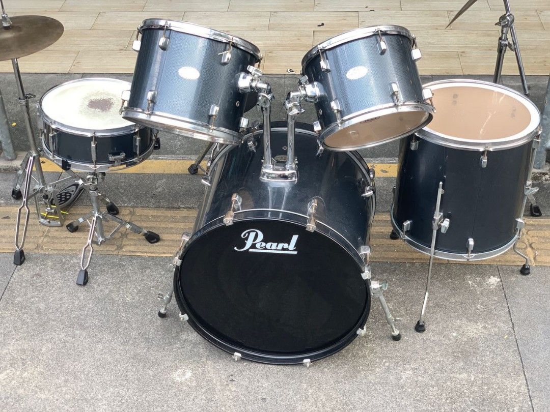 Pearl Forum Series Drum set 5 pcs, Hobbies & Toys, Music & Media