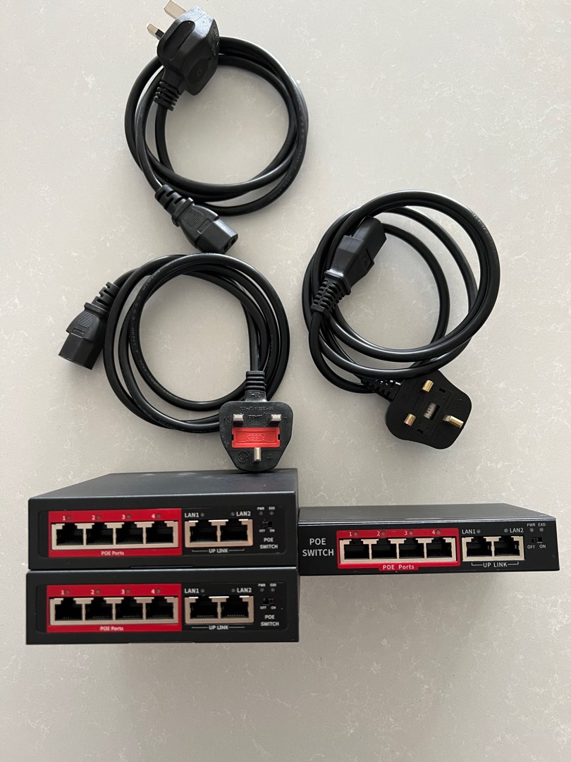 POE Switch, 電腦＆科技, 電腦周邊及配件, Wifi及上網相關產品 - Carousell