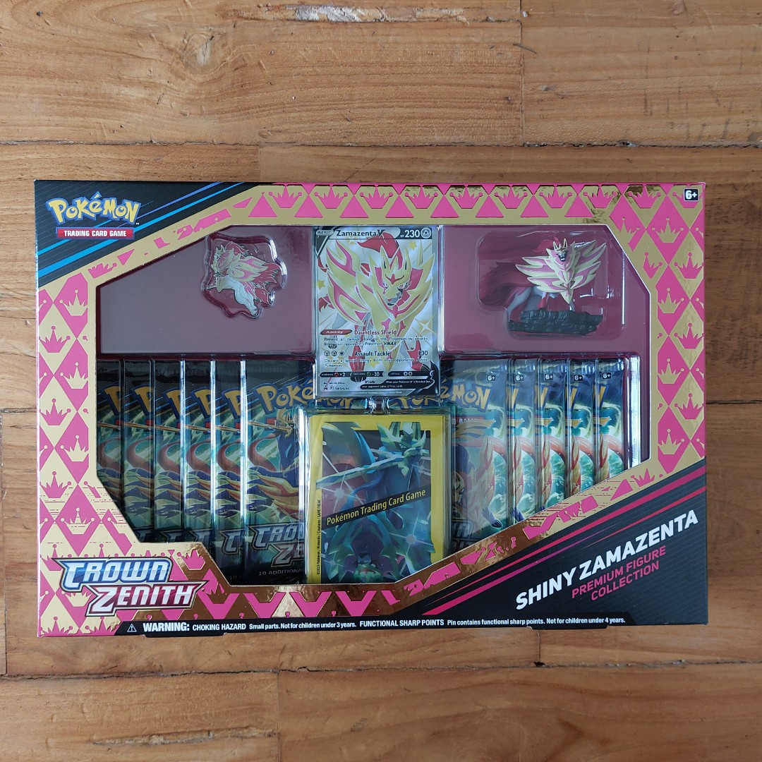 Pokemon Trading Card Game: Crown Zenith Premium Figure Collection - Shiny  Zamazenta : Target