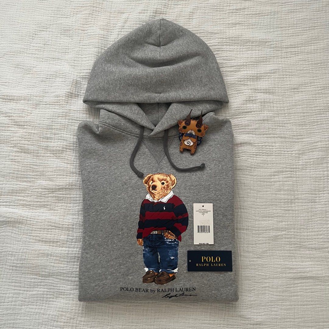 Polo Ralph Lauren bear hoodie Wtaps Carousell
