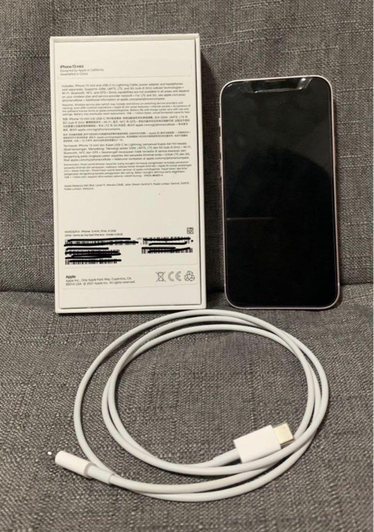 Preloved iPhone 13 Mini 512 gb (Category: iPhone 13 Series) located in Mandaluyong City. Submitted by coffeecatsph (Listing ID 1264192071, Image 2). Description: Camera and screen protector applied since day 1 of use .