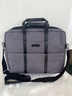 Preloved Samsonite Bluish Grey Laptop Messenger Bag w/ Sling (Guaranteed Authentic)
