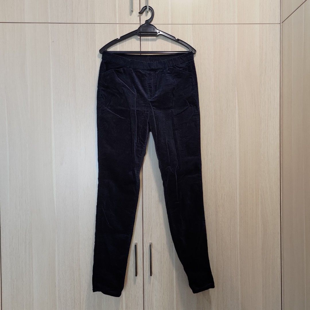Uniqlo Womens Heattech Ultra Stretch Casual Navy Blue Leggings Pants Size  Small