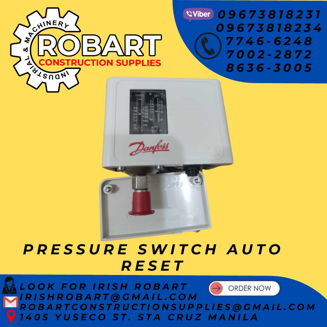 PRESSURE SWITCH auto reset, Commercial & Industrial, Construction Tools