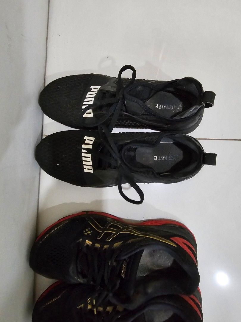 PUMA Adidas and Asics shoes