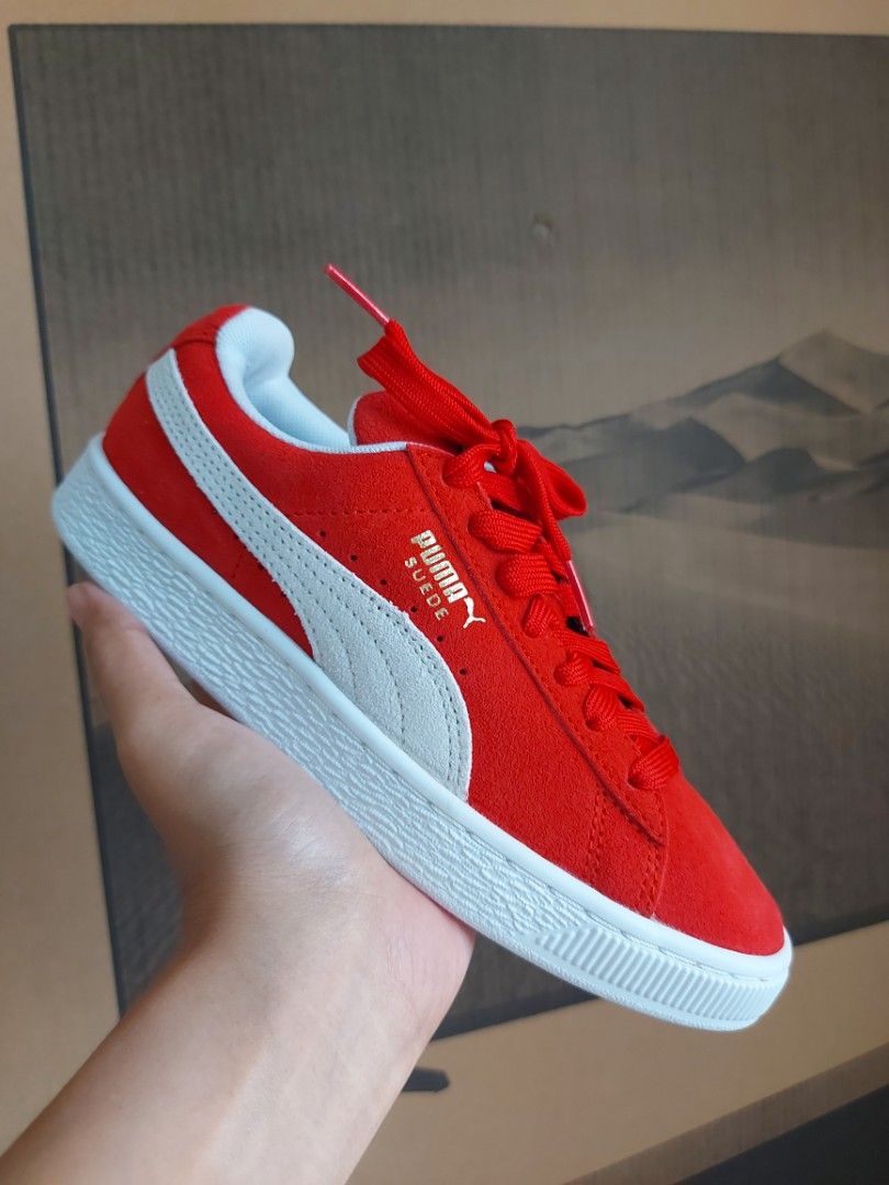 PUMA suede Classic XXI Sneakers High Risk Red White Men's Size 12 | eBay-thephaco.com.vn