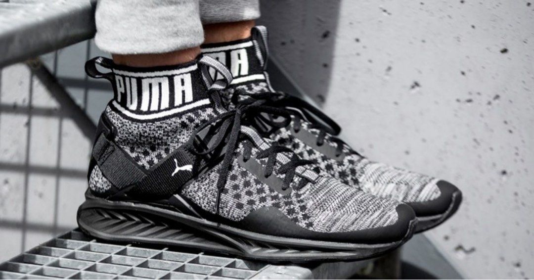 Puma ignite evoknit kids black new arrivals
