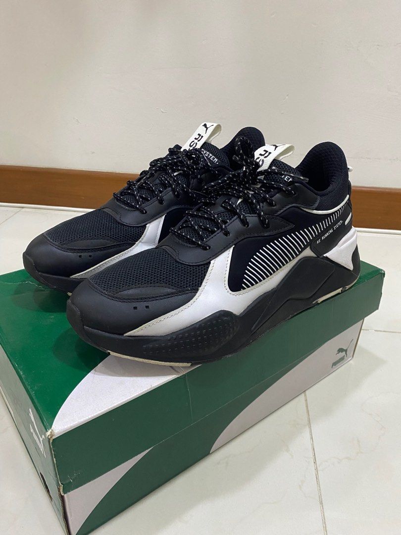 Puma rs white best sale black