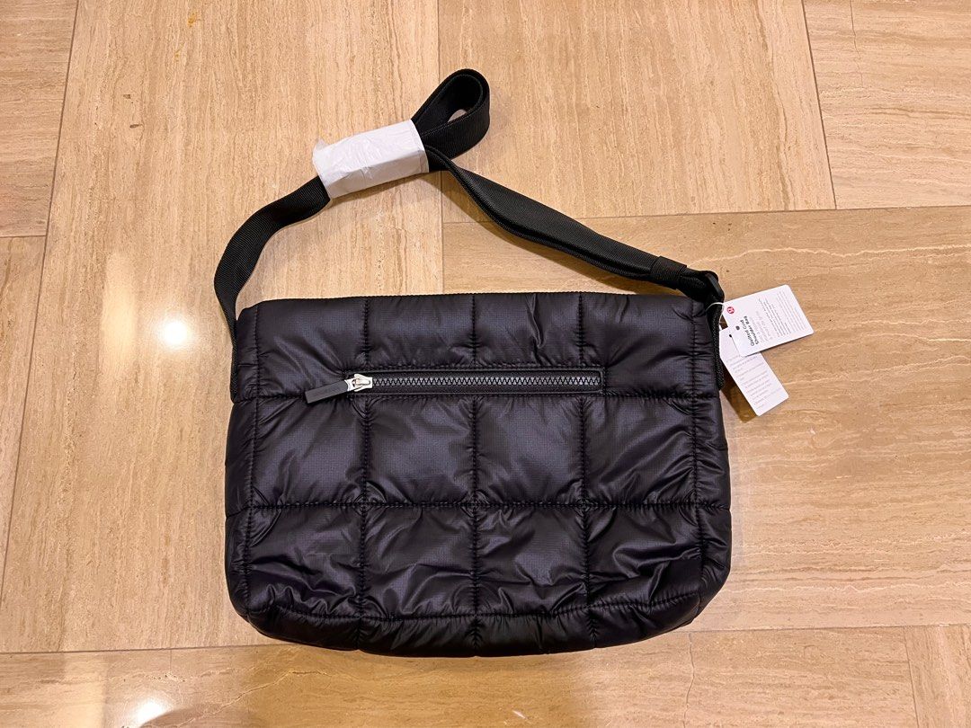 Quilted messenger bag online