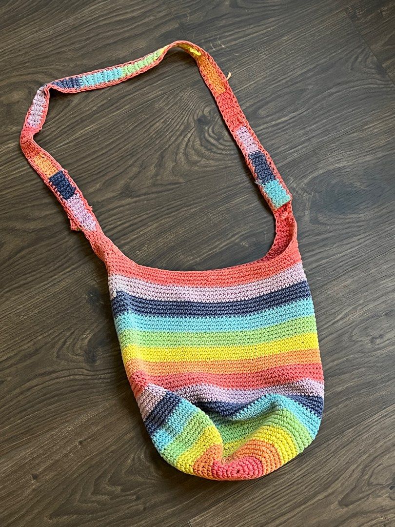 Rainbow on sale beach bag