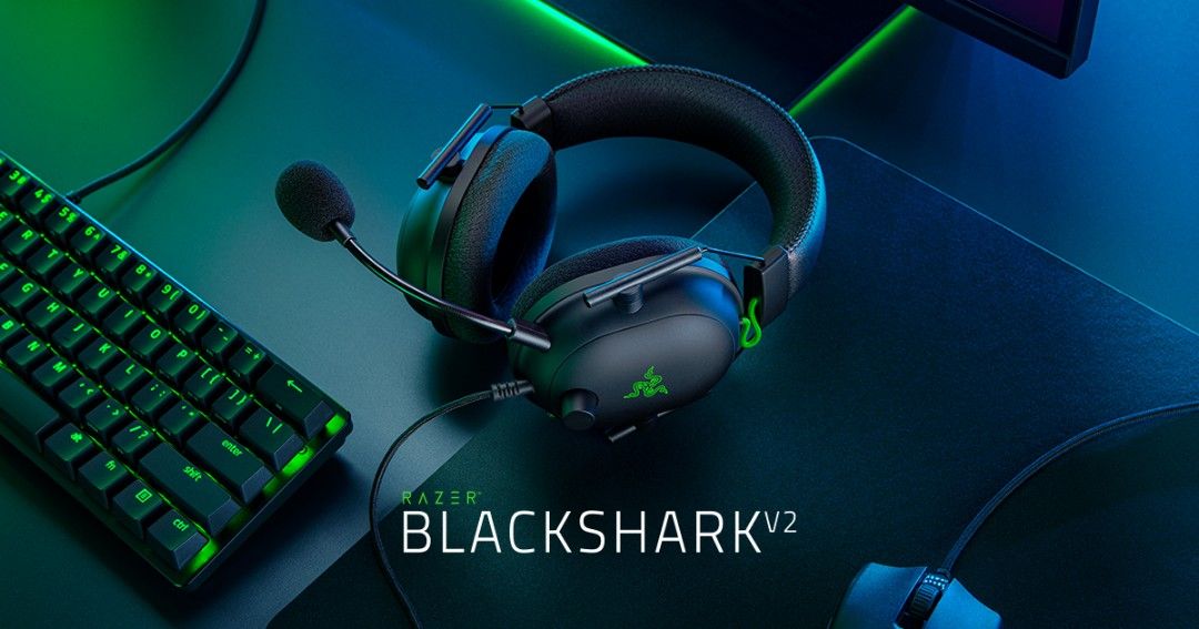🐍Razer Blackshark V2, 音響器材, 頭戴式/罩耳式耳機- Carousell