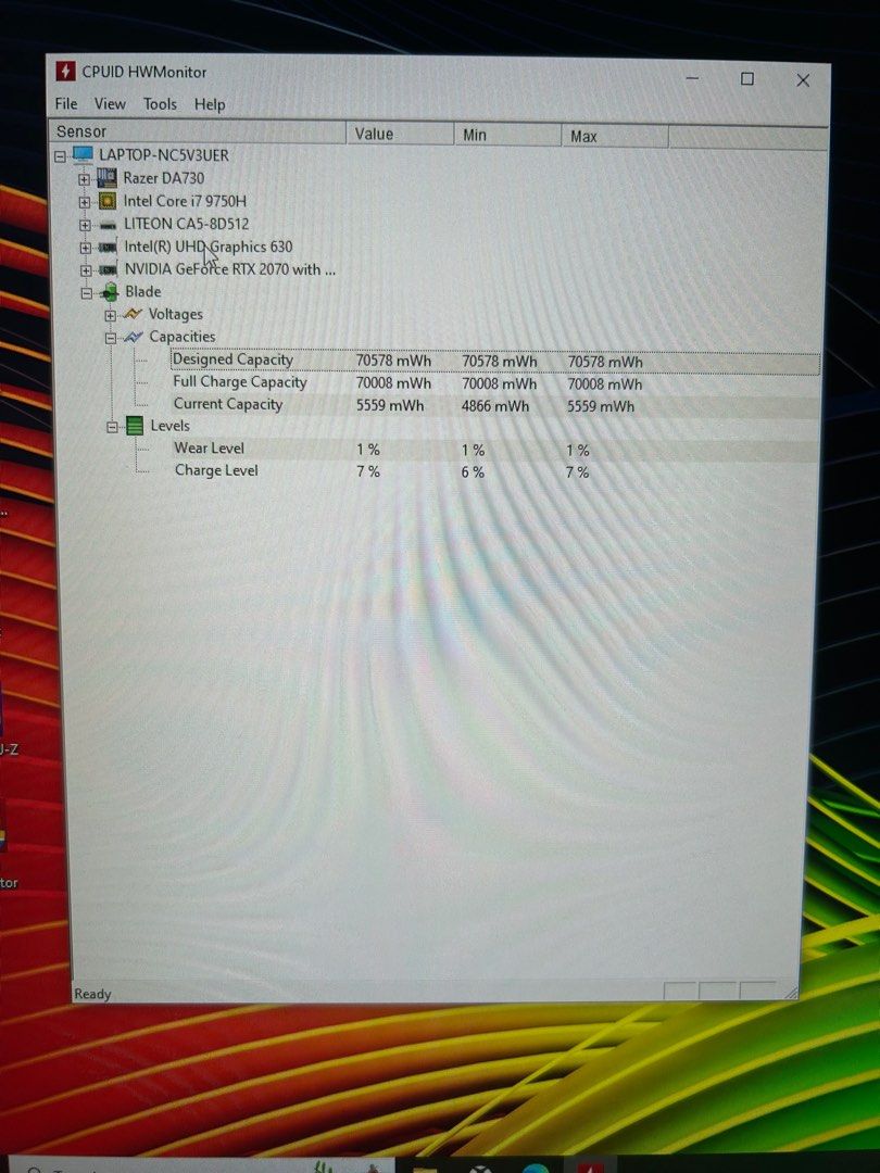 Razer Blade Gaming Laptop RTX (Category: Laptops & Notebooks) located in Makati City. Submitted by luisbiton (Listing ID 1264103069, Image 2). Description: Razer Blade Pro 17 Gaming Laptop Specs: ✅ Intel Core i7-9750H CPU @ 5.1GHz ✅16GB RAM ✅ 512gb SSD nvme m2 ✅ Nvidia Geforce RTX 2070 Super with Max-Q Design (16GB GDDR6) ✅ Supports NVIDIA G-Sync ✅ 17.3 Inch 240Hz FHD ✅ Chroma RGB KB ✅ Thunderbolt 4 | USB 3.2 Gen 2 | HDMI ✅ Windows 11 installed L