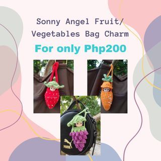 READY TO SHIP Sonny Angel Fruit Bag Charm