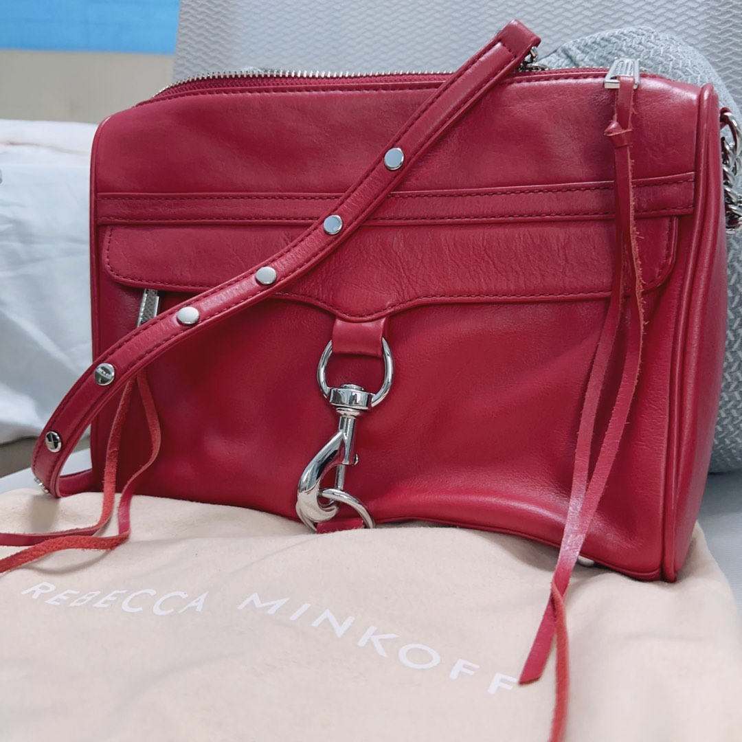 Red rebecca minkoff crossbody hotsell