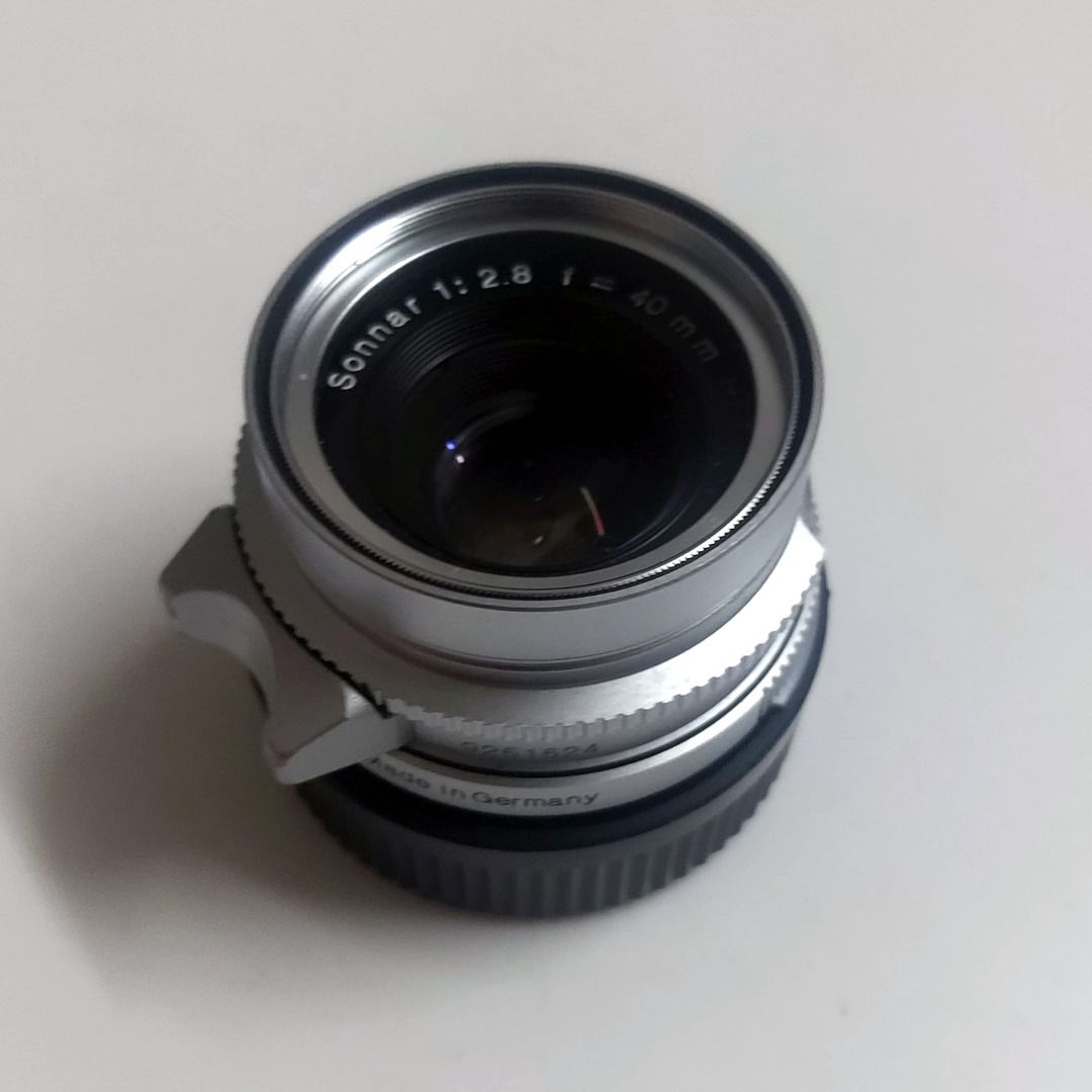 Rollei Sonnar 40mm f2.8 hft ltm 鏡頭連hood, 攝影器材, 鏡頭及裝備