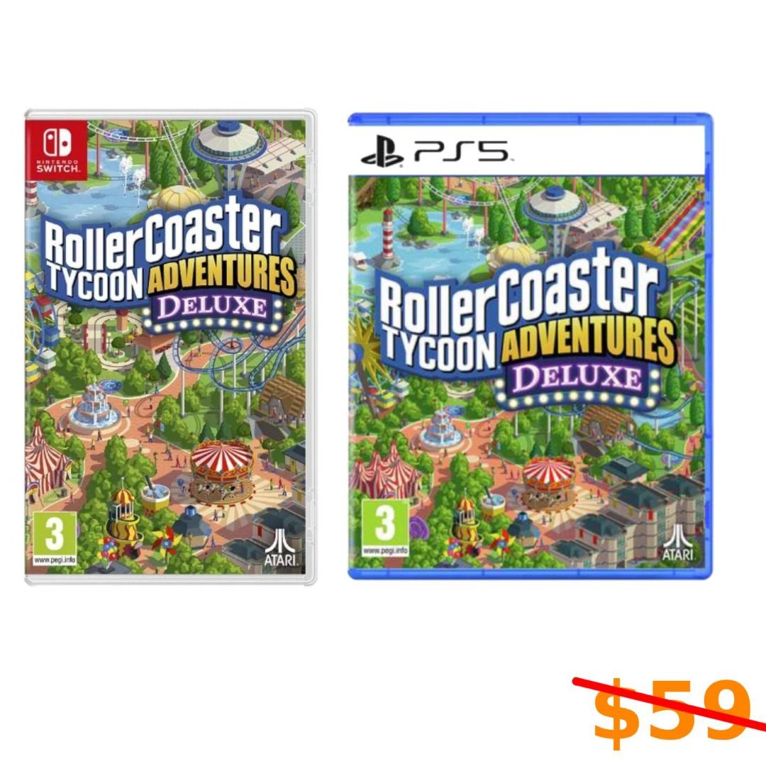 RollerCoaster Tycoon Adventures Deluxe coming to Switch in 2023