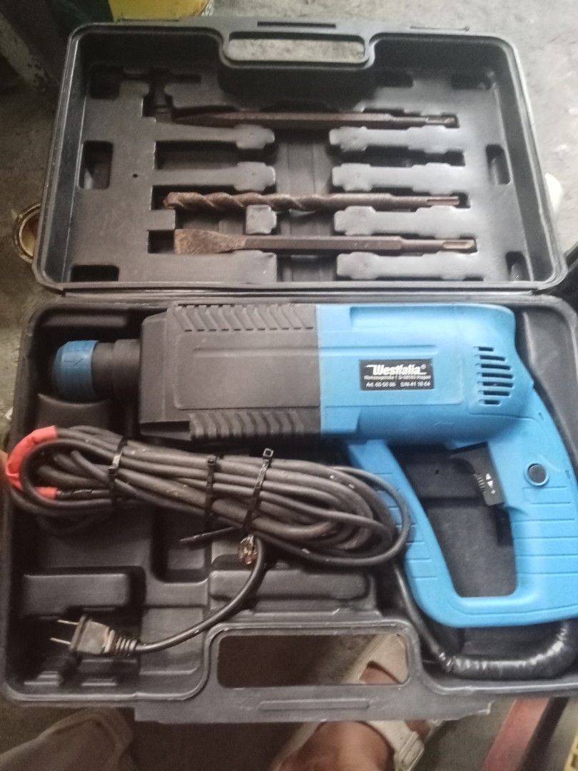 Rotary Hammer made in germany (Category: Home Improvement Tools & Accessories) located in San Mateo. Submitted by Judeobina (Listing ID 1260988431, Image 3). Description: Rotary Hammer for sale 220 Volts made in Germany 20 k seldom used.